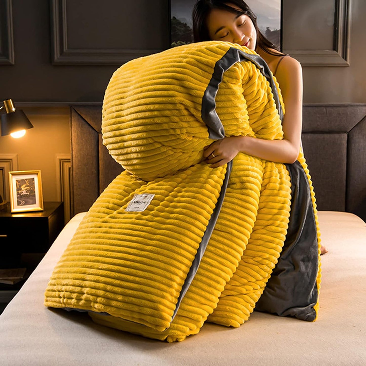 Dekbedovertrek van fluweel fleece - Warm & Stijlvol Beddengoed