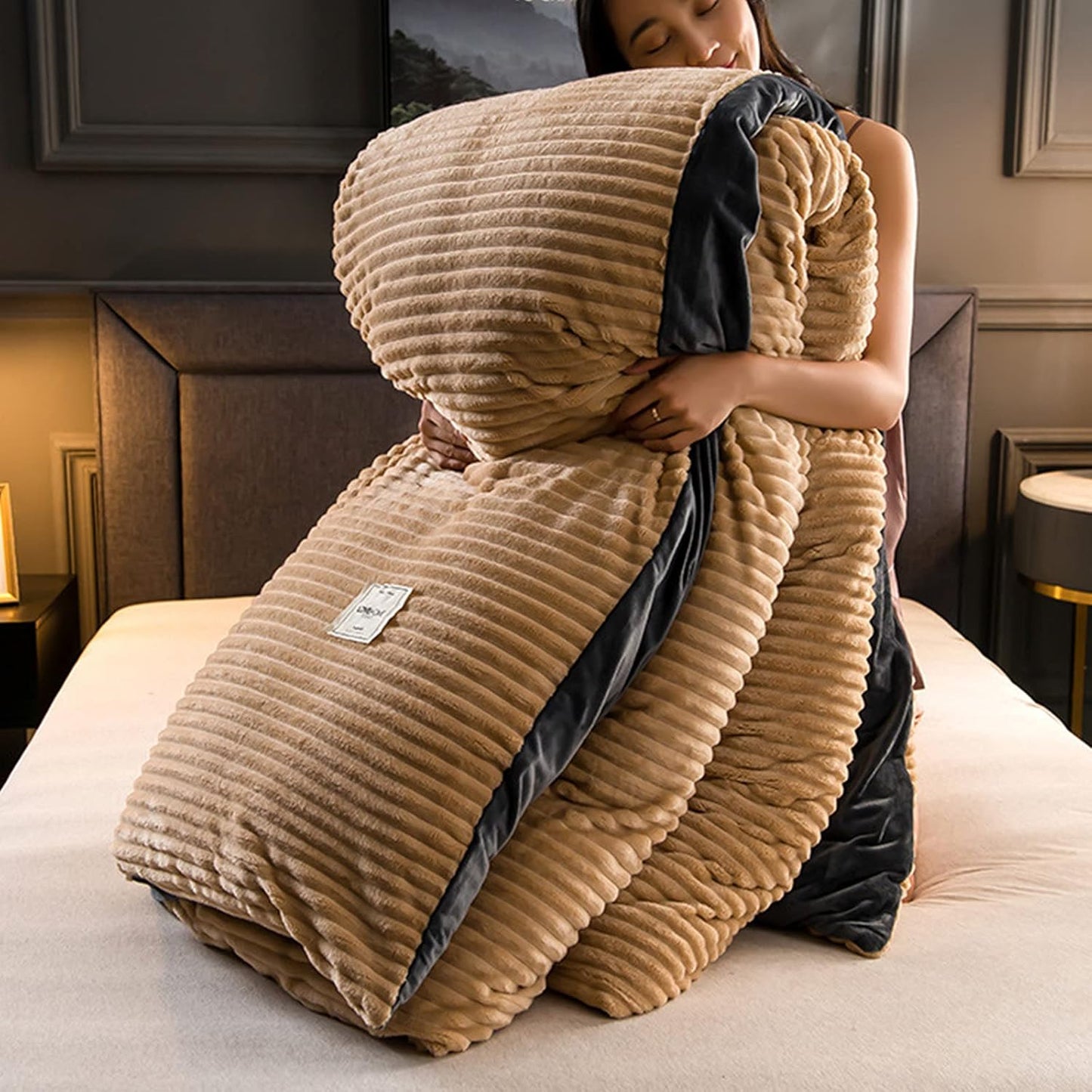 Dekbedovertrek van fluweel fleece - Warm & Stijlvol Beddengoed