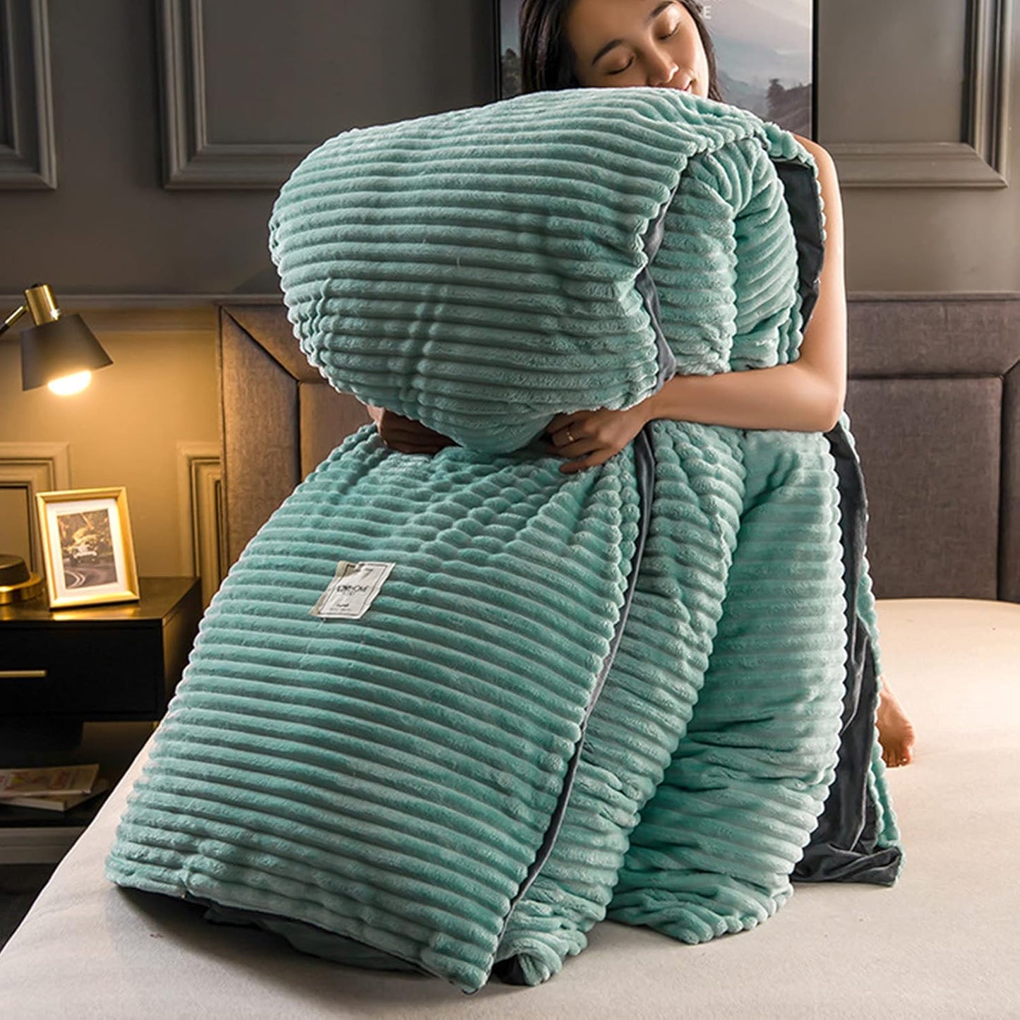 Dekbedovertrek van fluweel fleece - Warm & Stijlvol Beddengoed