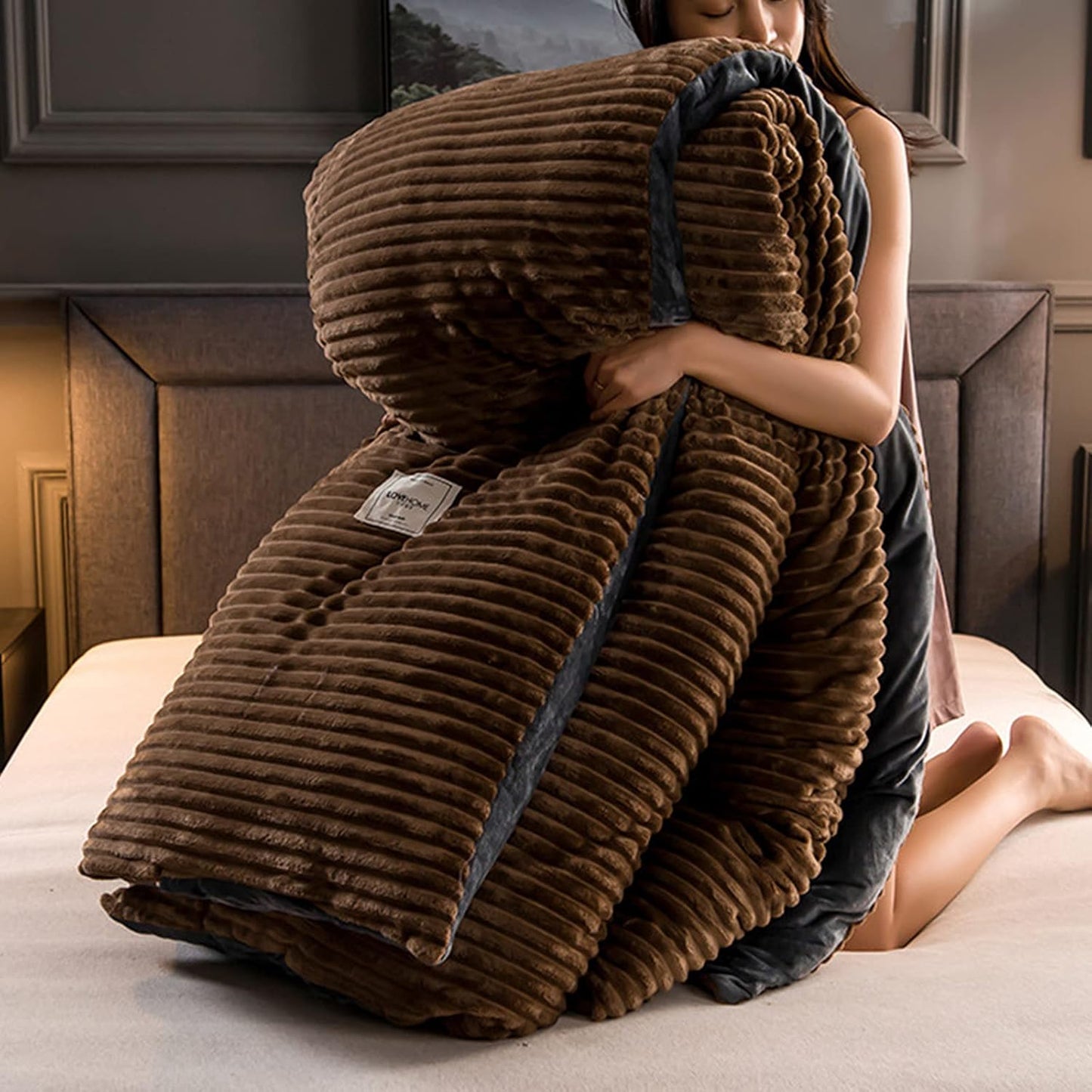 Dekbedovertrek van fluweel fleece - Warm & Stijlvol Beddengoed