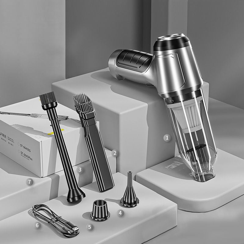 Krachtige snoerloze stofzuiger voor in de auto - draagbaar en efficiënt