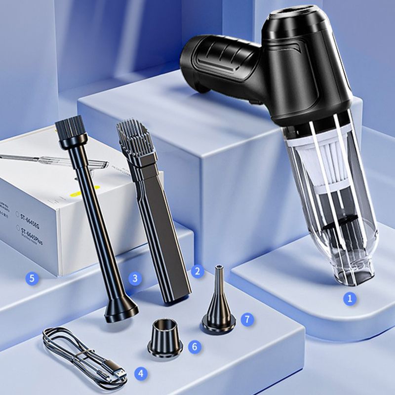 Krachtige snoerloze stofzuiger voor in de auto - draagbaar en efficiënt