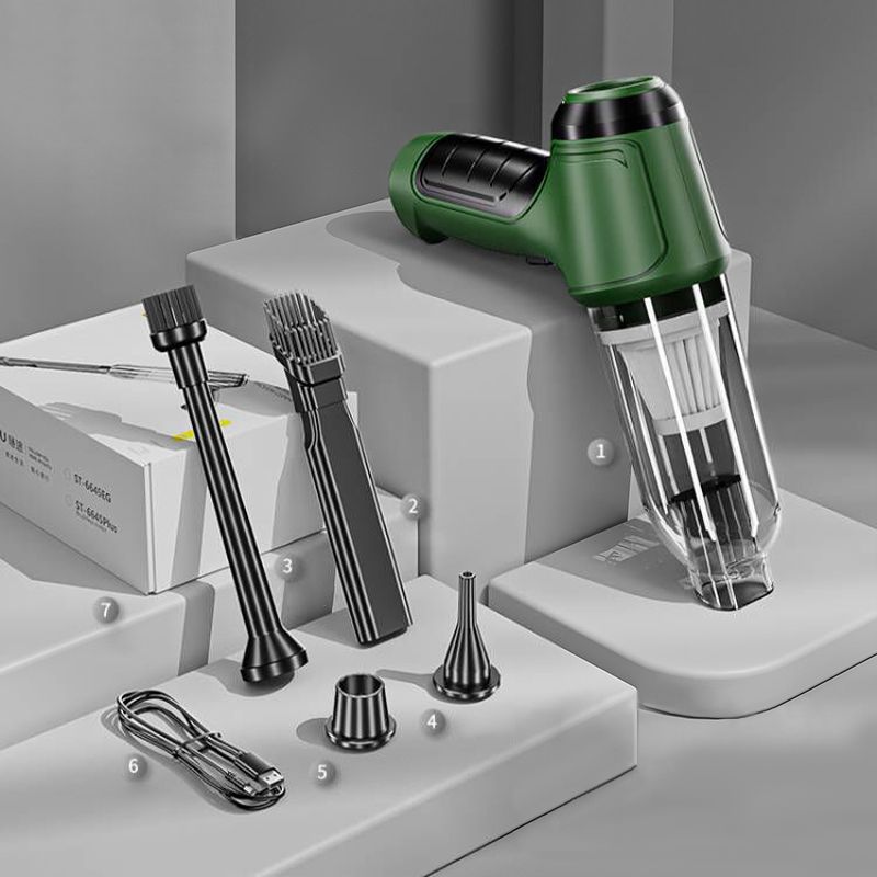 Krachtige snoerloze stofzuiger voor in de auto - draagbaar en efficiënt