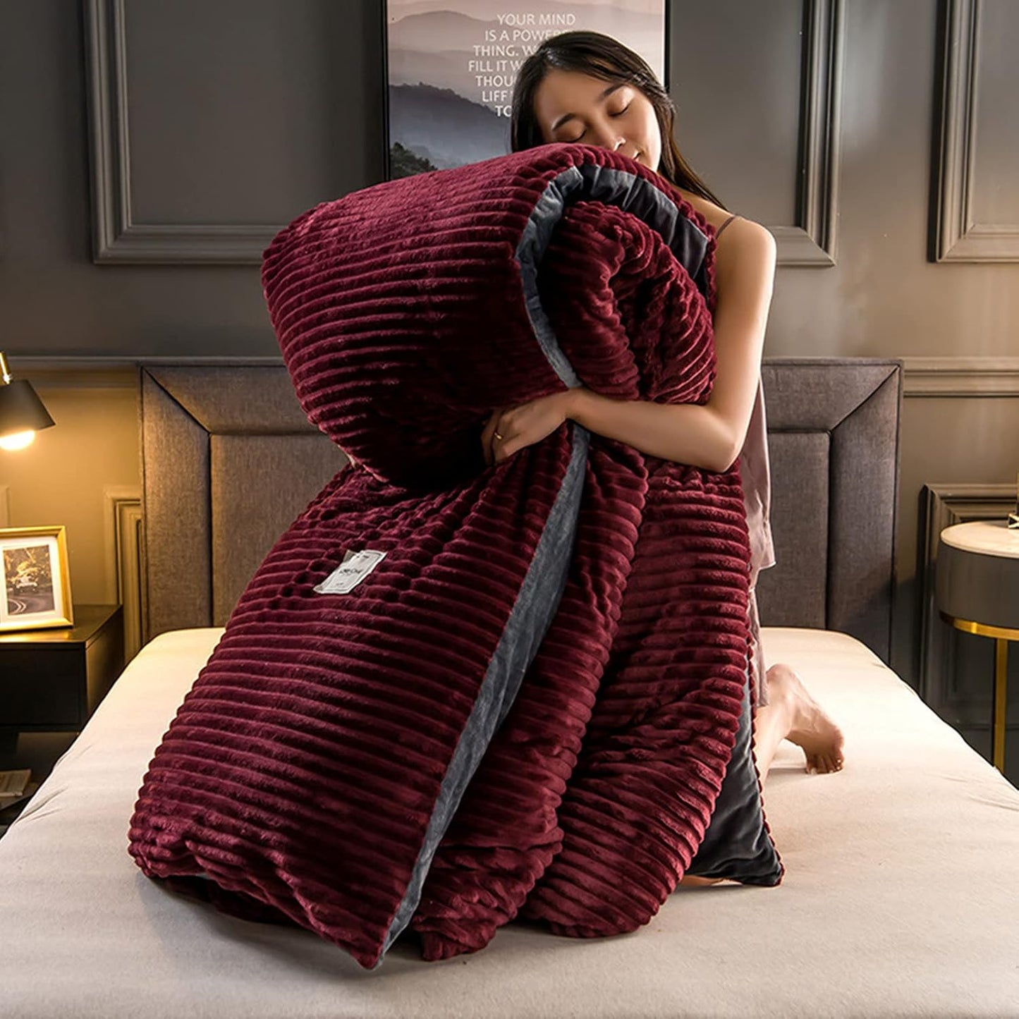 Dekbedovertrek van fluweel fleece - Warm & Stijlvol Beddengoed