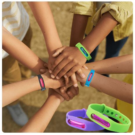 Muggen afstotende armband