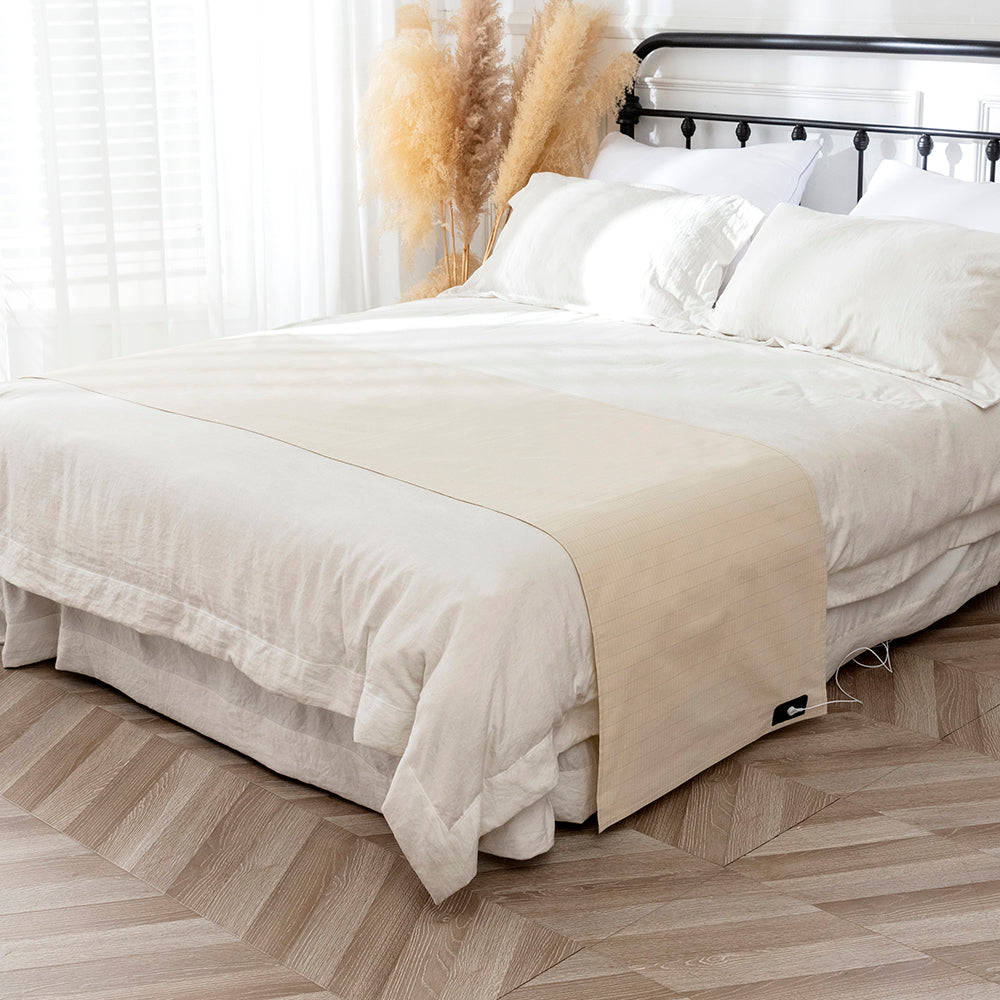 Zilvervezel geaard katoenen laken - Ultiem comfort