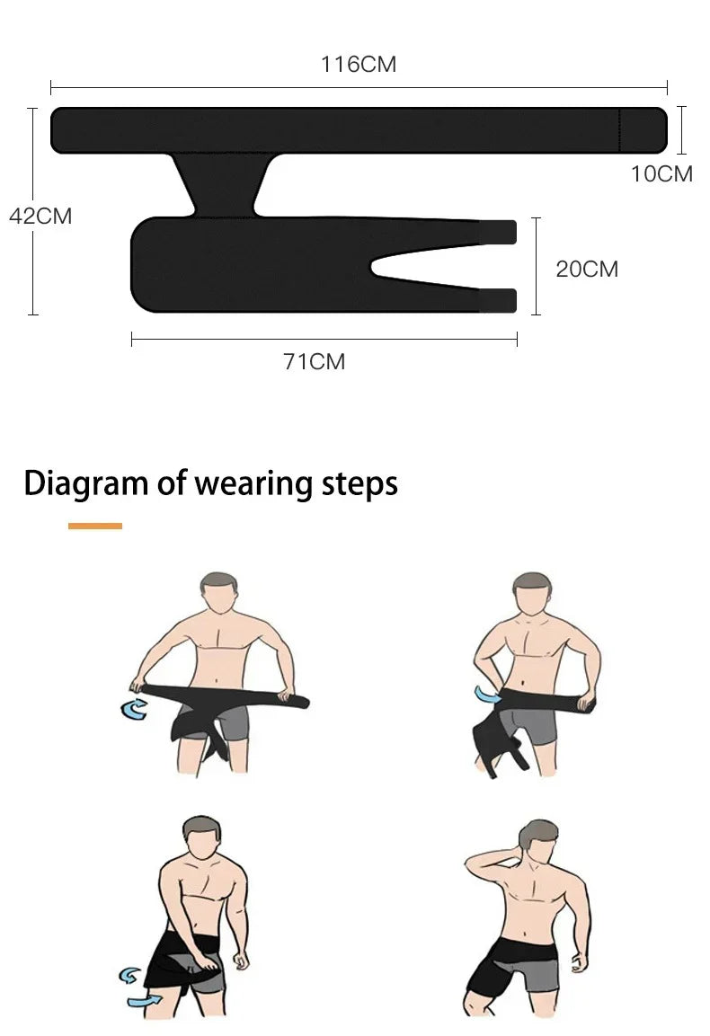 Ischias Pijn Verlichtende Dij Wrap - Compressie Ondersteuning
