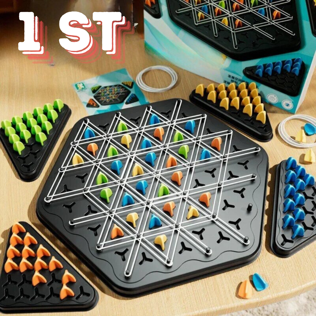 Rubber Band Schaakspel - Leuk Interactief Bordspel