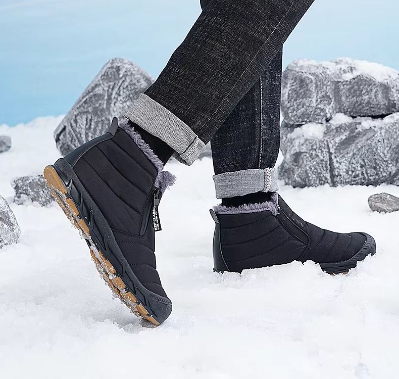 Warme orthopedische schoenen met zachte bontvoering - Wintercomfort