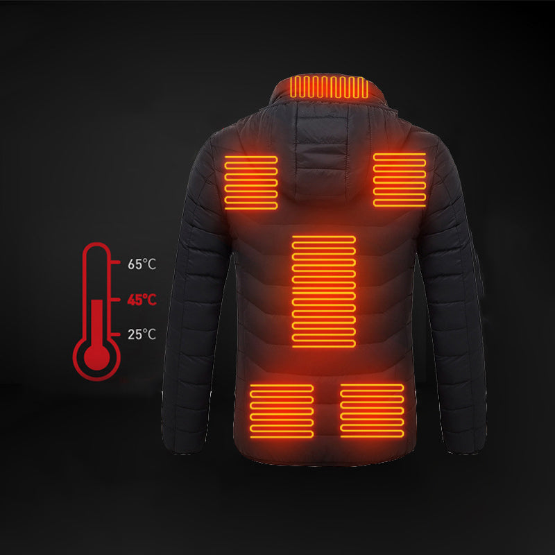Verwarmd puffer jacket