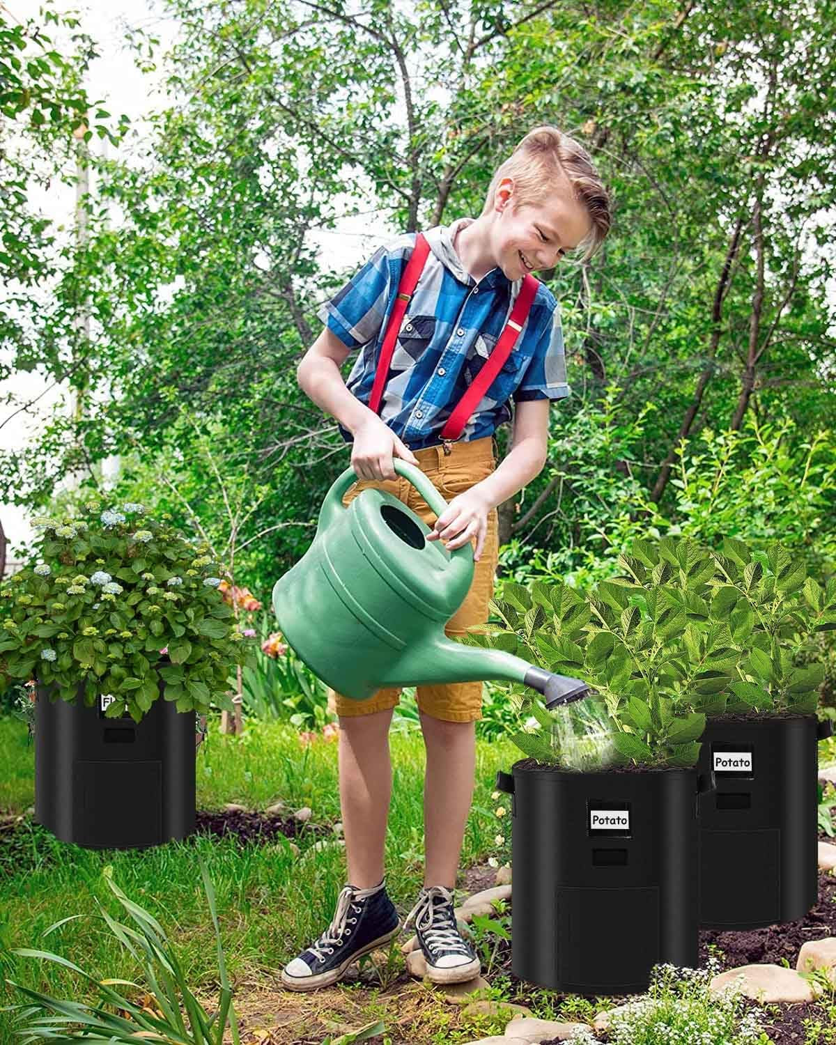 5-Pack 10 Gallon kweekzakken - Duurzame & ademende plantenbakken
