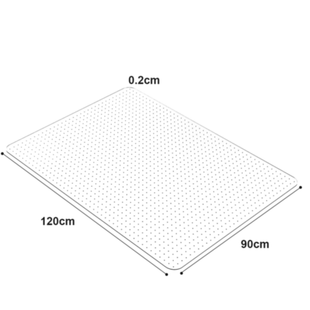 Beschermer voor de werkplekvloer - Duurzame bureaustoelmat