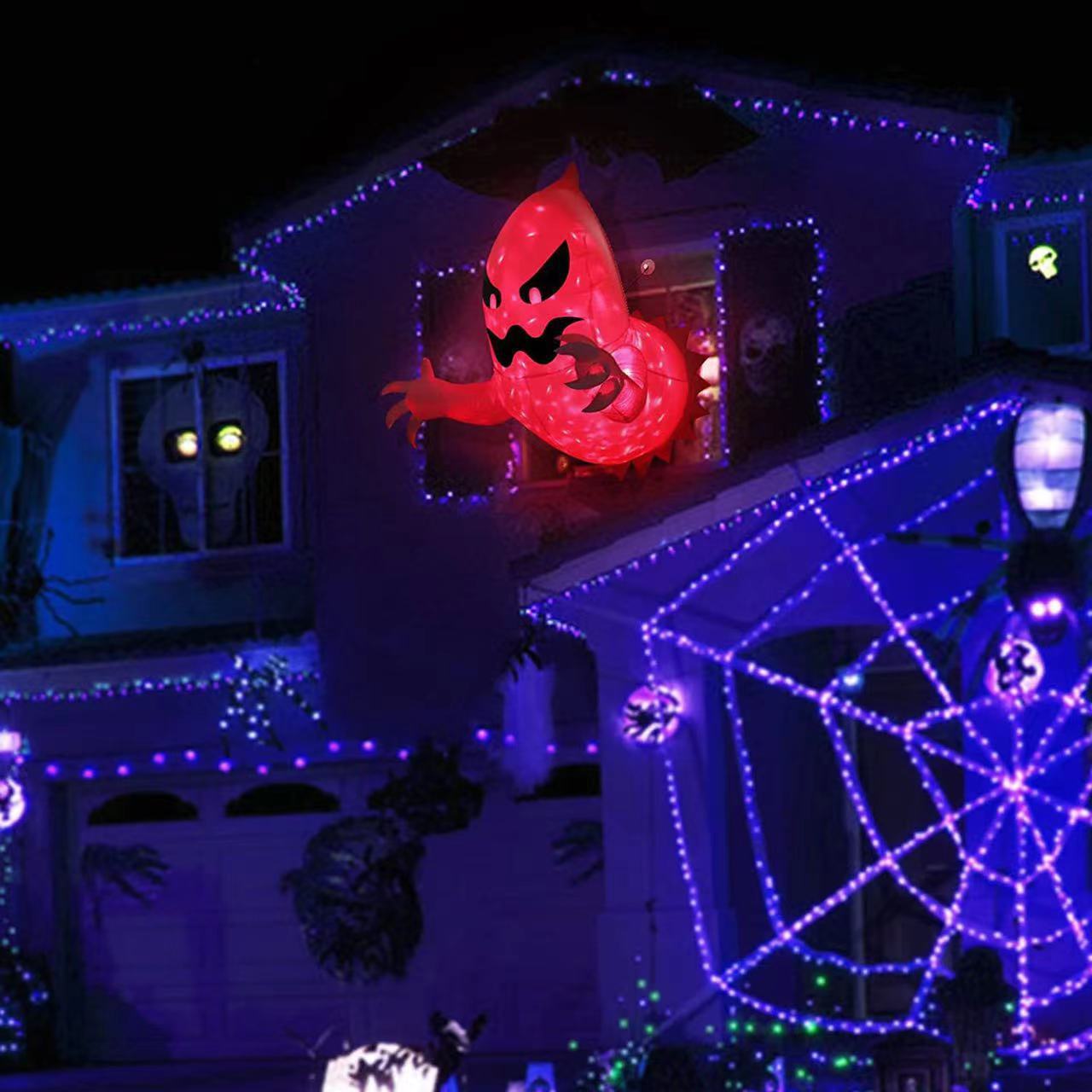 LED Halloween opblaasbare geest - Spookachtige buitendecoratie