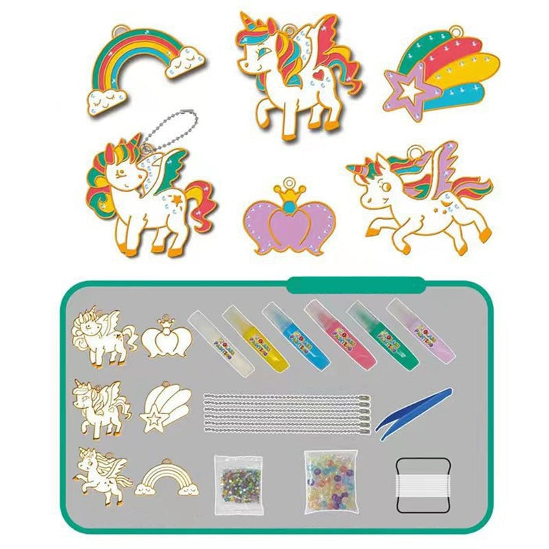 Gør-det-selv-krystalmaling kunst- og håndværkssæt