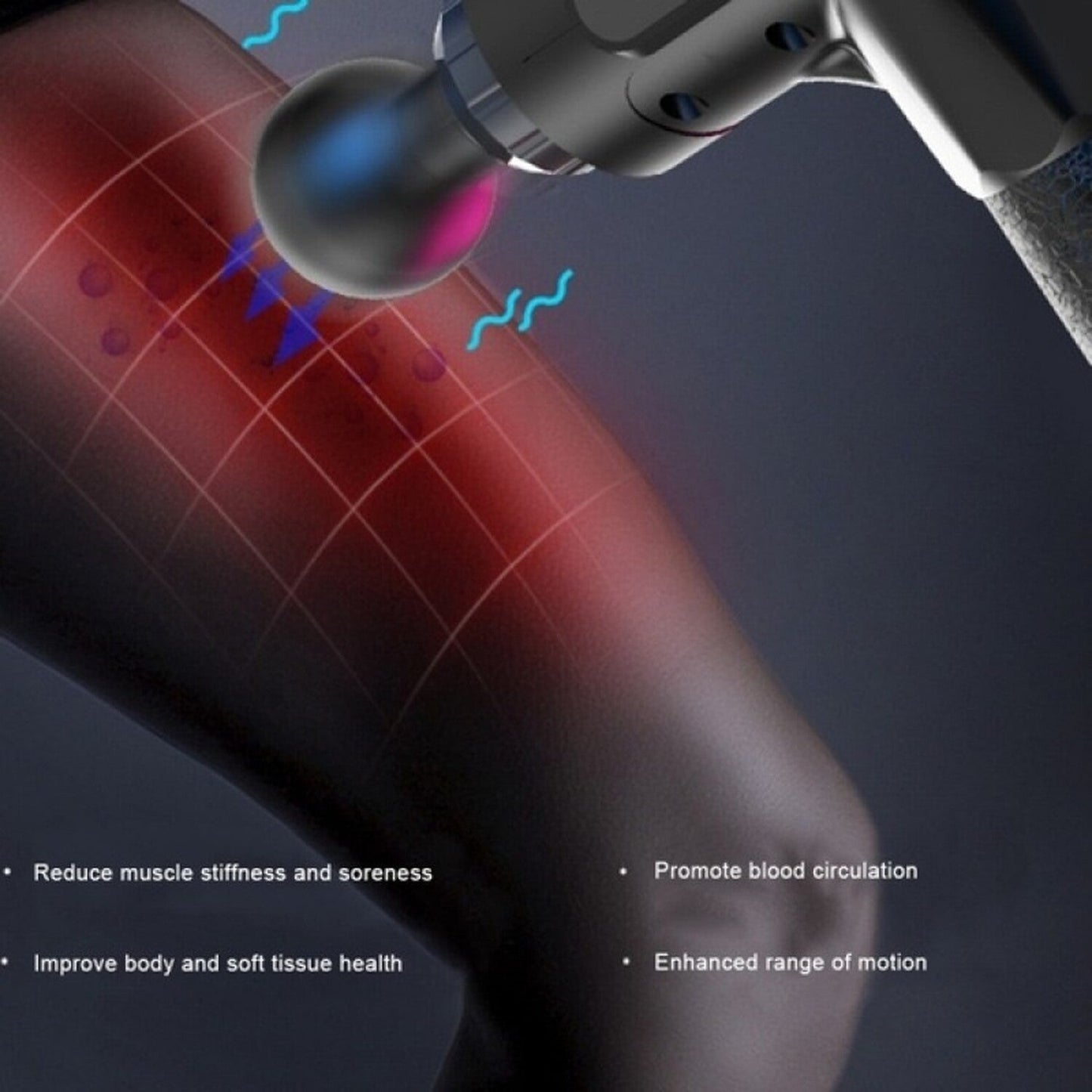Diepe-weefselmassagepistool voor spierherstel en ontspanning