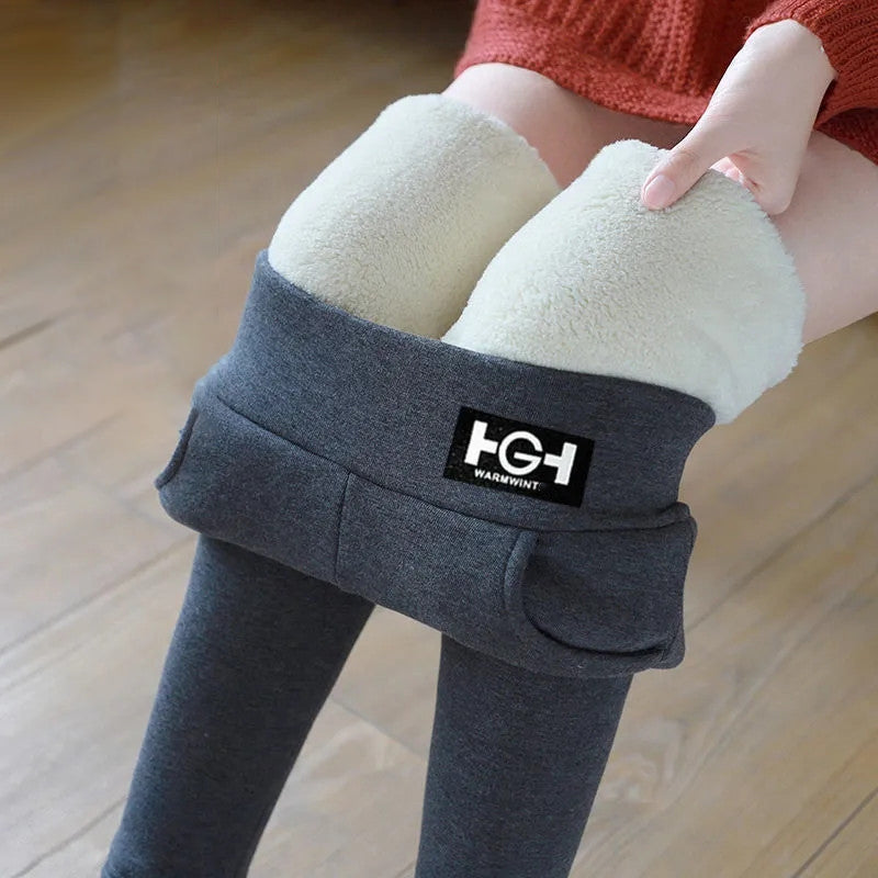 Warme, met fleece gevoerde legging voor dames