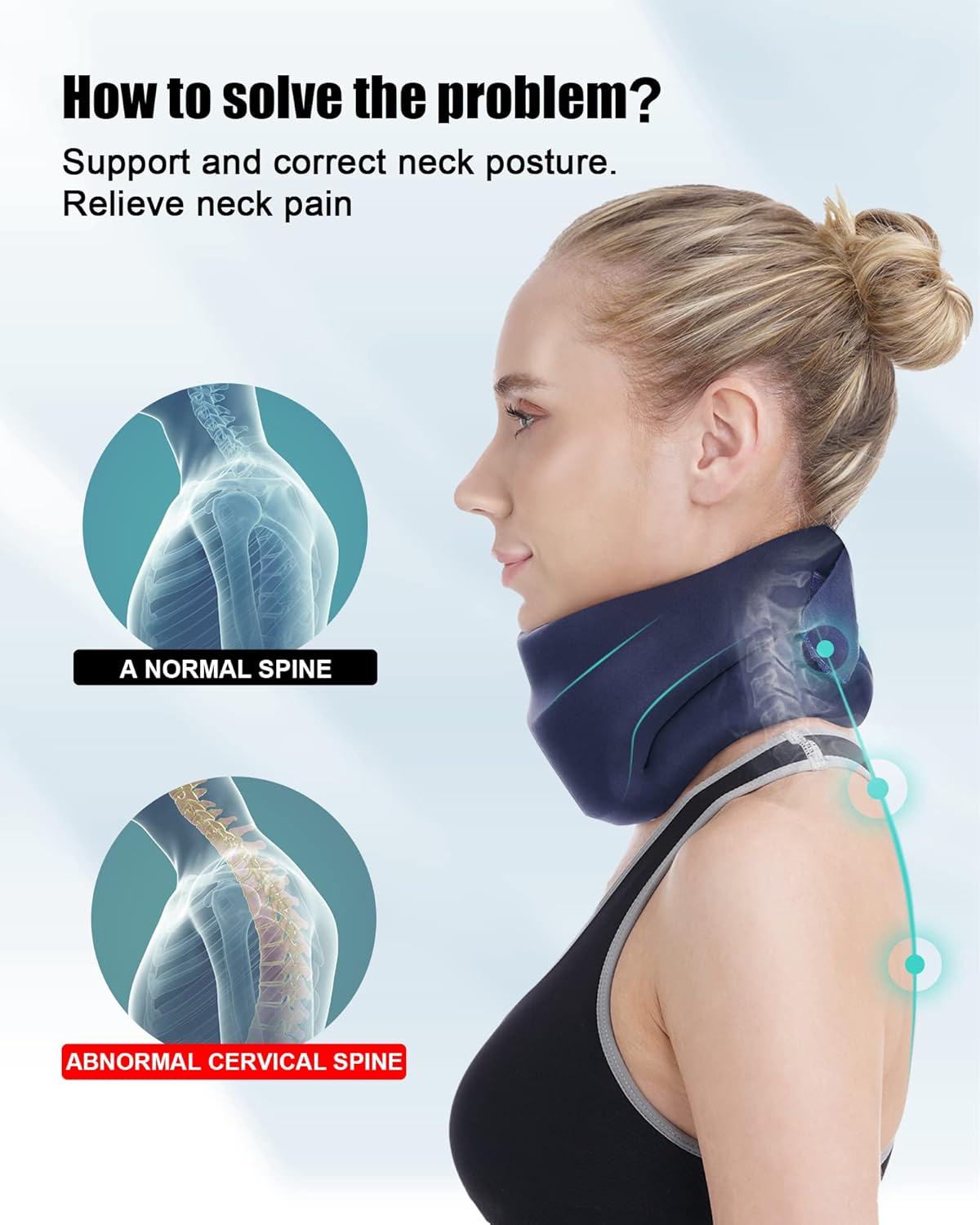 2-in-1 Anti-Snurk & Nekpijn Verlichtingsbrace