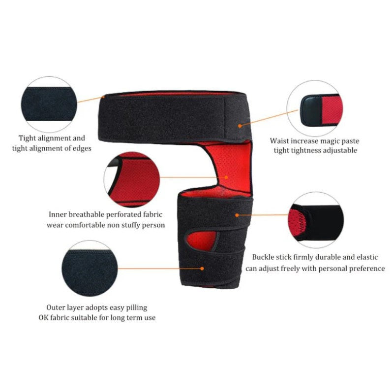 Ischias Pijn Verlichtende Dij Wrap - Compressie Ondersteuning