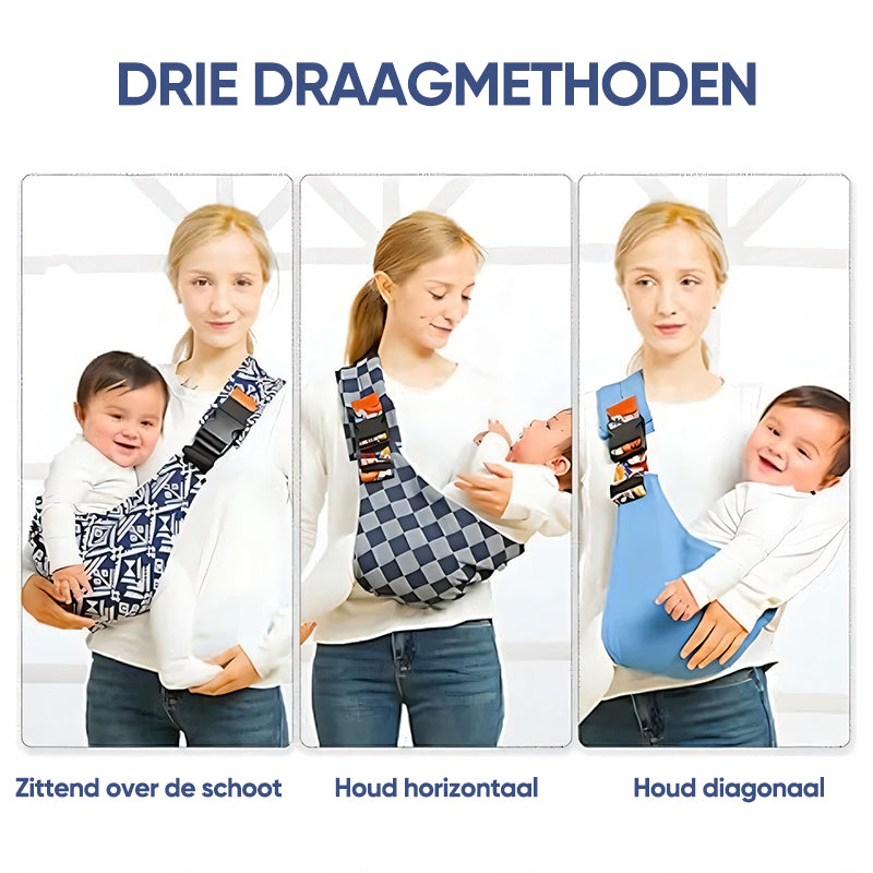 Verstelbare draagzak voor baby's - van pasgeboren tot peuter, ergonomisch