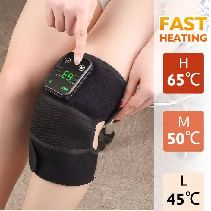 Verwarmde Knie Massage Rugbrace - Pijnverlichting & Herstel Support