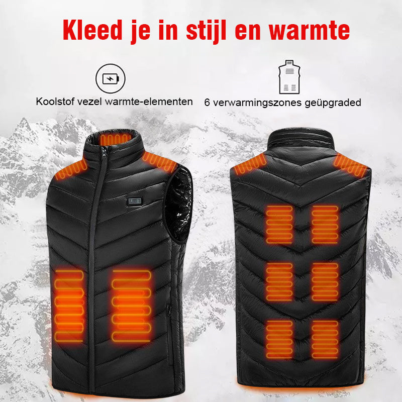 Uniseks verwarmd vest