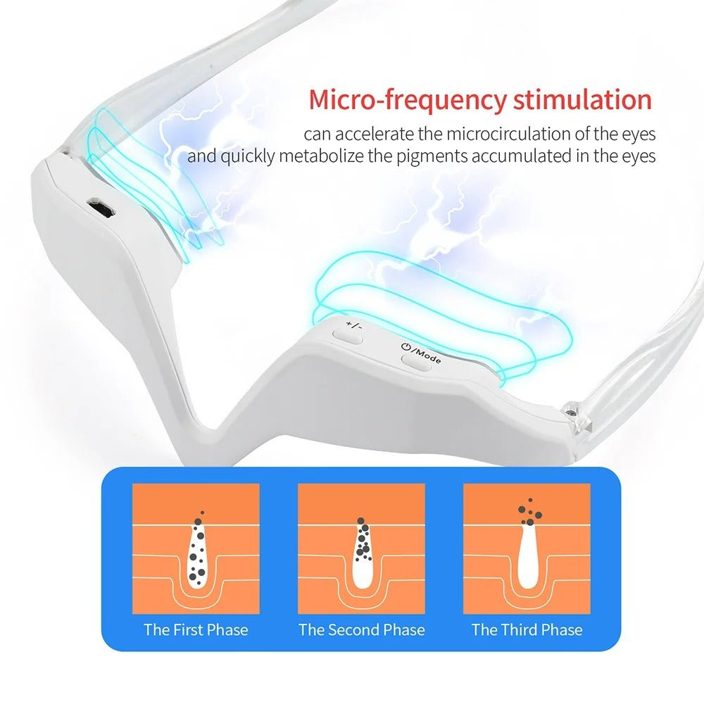 3D Micro-Current Pulse Eye Massager - Ontspannen & Revitaliseren