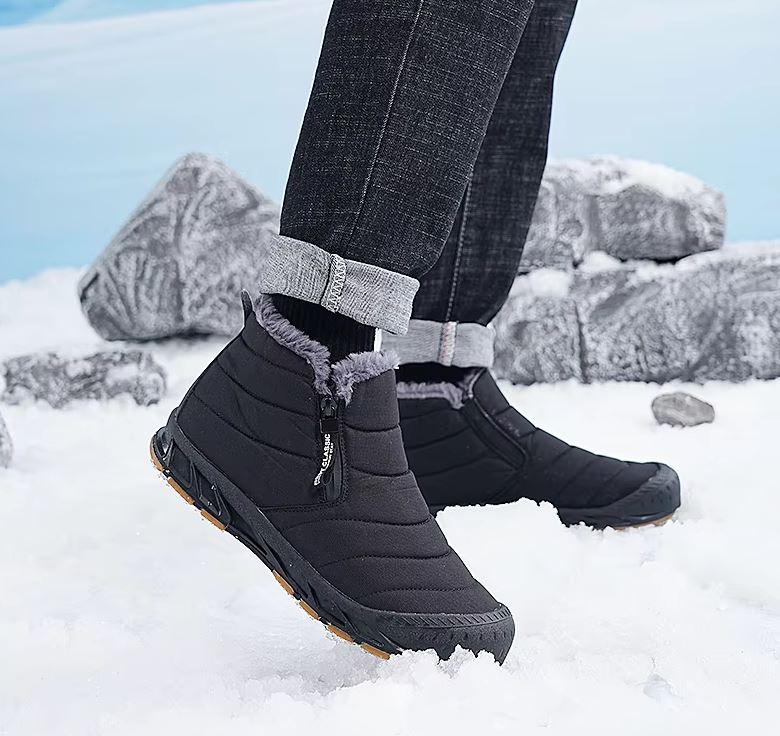 Warme orthopedische schoenen met zachte bontvoering - Wintercomfort