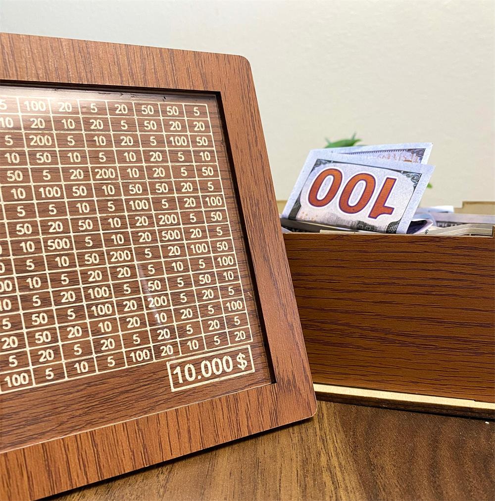 Houten Geld Opbergdoos