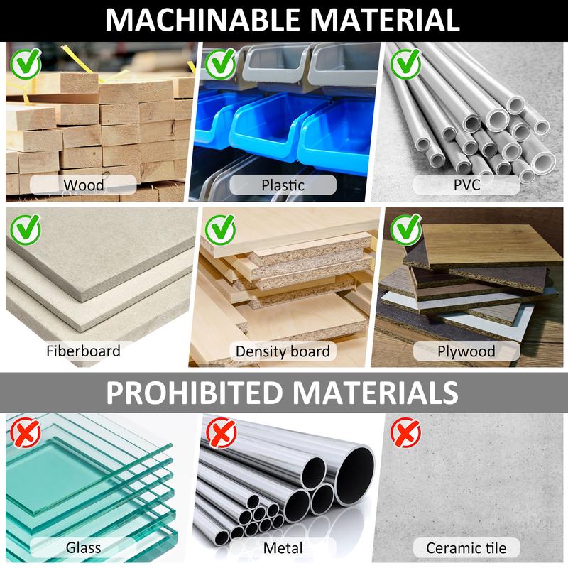 8-delige houtboorset - precisiegereedschap voor schone gaten