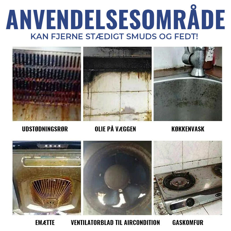 Reiniger voor keukenvetbellen