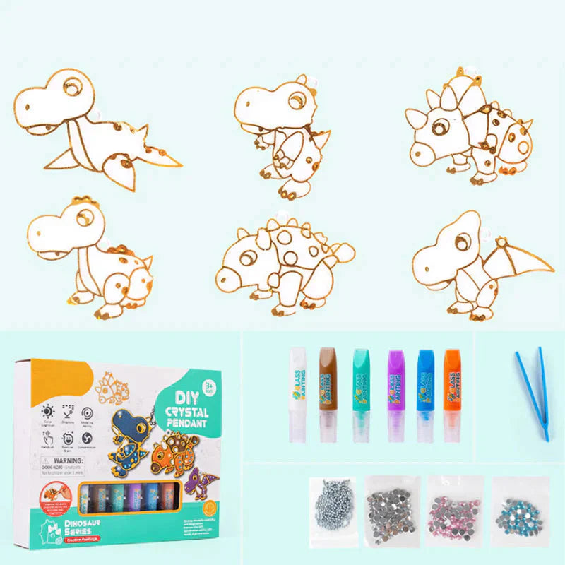 Gør-det-selv-krystalmaling kunst- og håndværkssæt