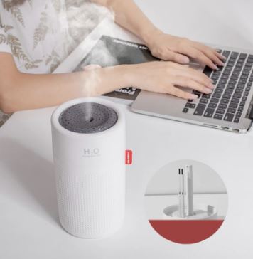 Draagbare, oplaadbare luchtbevochtiger - USB-aangedreven koele nevel voor thuis, op kantoor en op reis