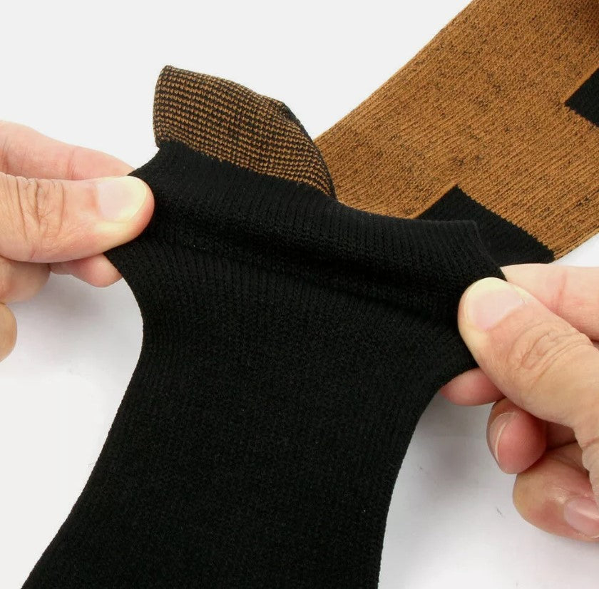 Koperen Compressiesokken voor Circulatie & Pijnverlichting