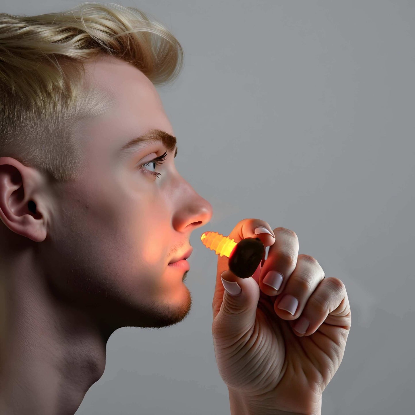 Neustherapieapparaat met rood licht - verlichting voor sinus en allergie