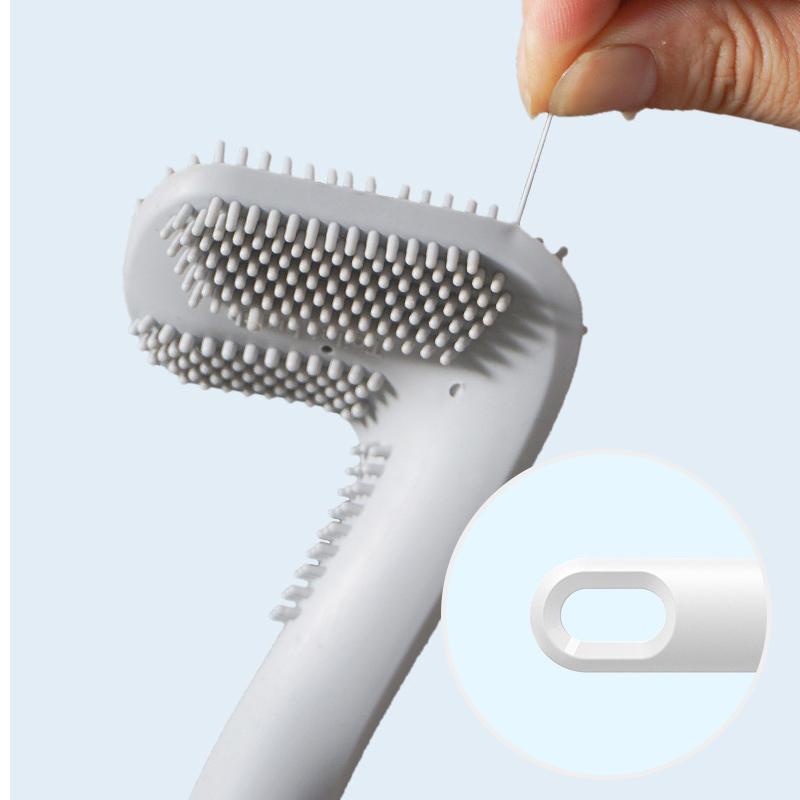 Golf Silicone Toiletborstel met lange steel