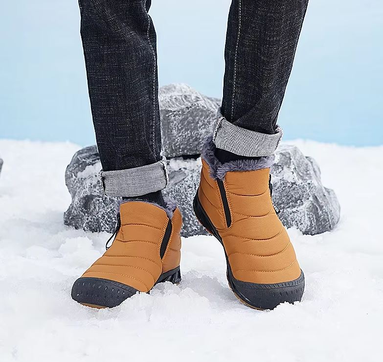 Warme orthopedische schoenen met zachte bontvoering - Wintercomfort
