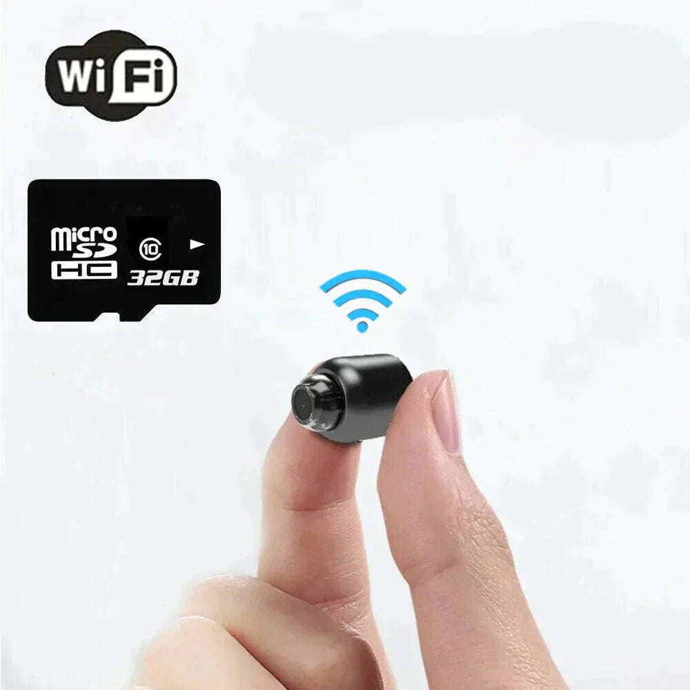 HD Mini WiFi-beveiligingscamera - Draadloos, nachtzicht