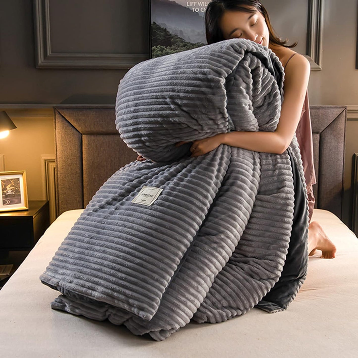 Dekbedovertrek van fluweel fleece - Warm & Stijlvol Beddengoed