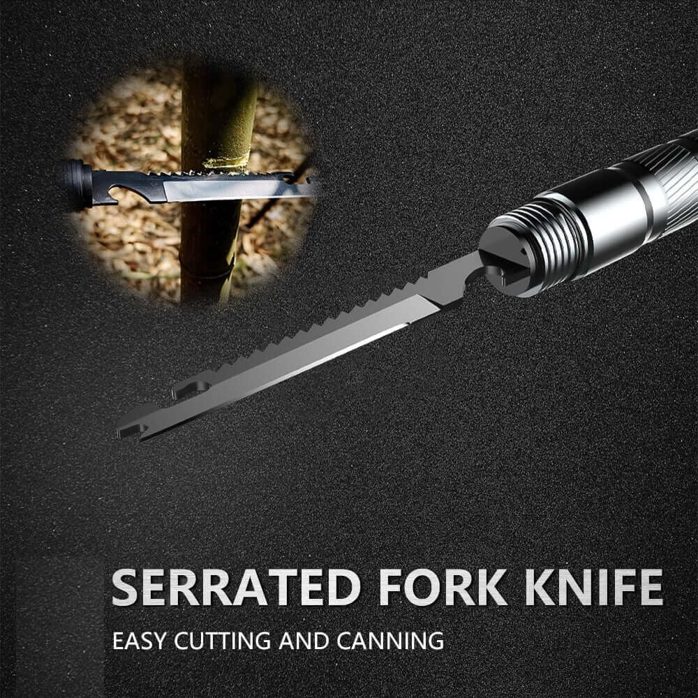 Multifunctionele tactische trekkingstok