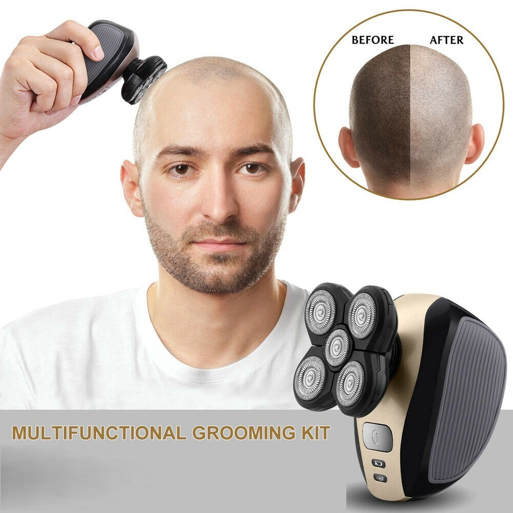 Schedelscheerapparaat | Waterdichte 5-in-1 elektrische trimmer