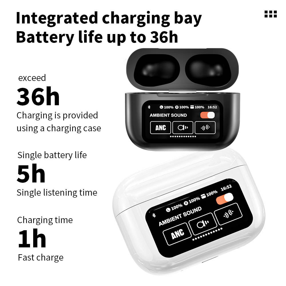 Bluetooth-oortelefoon met LED-zichtbare aanraakfunctie
