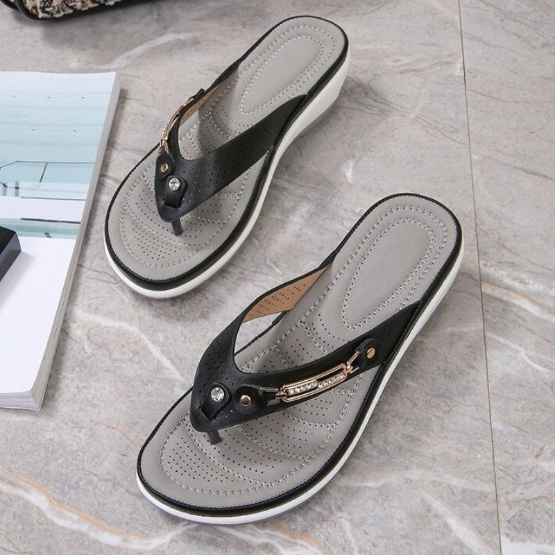 Dames slippers met kussen - Comfortabele sandalen voor binnen en buiten