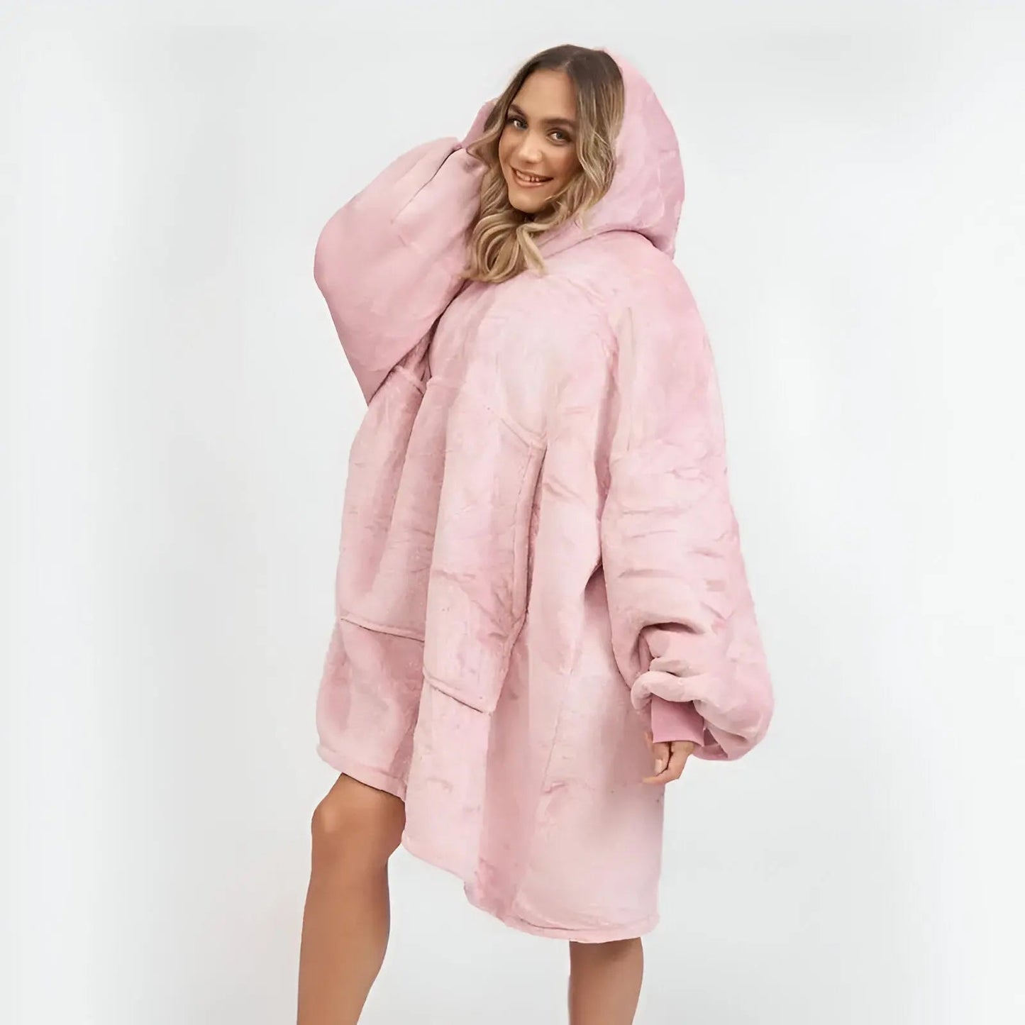 Knusse Warme Deken Hoodie - Zacht & Oversized voor Comfort