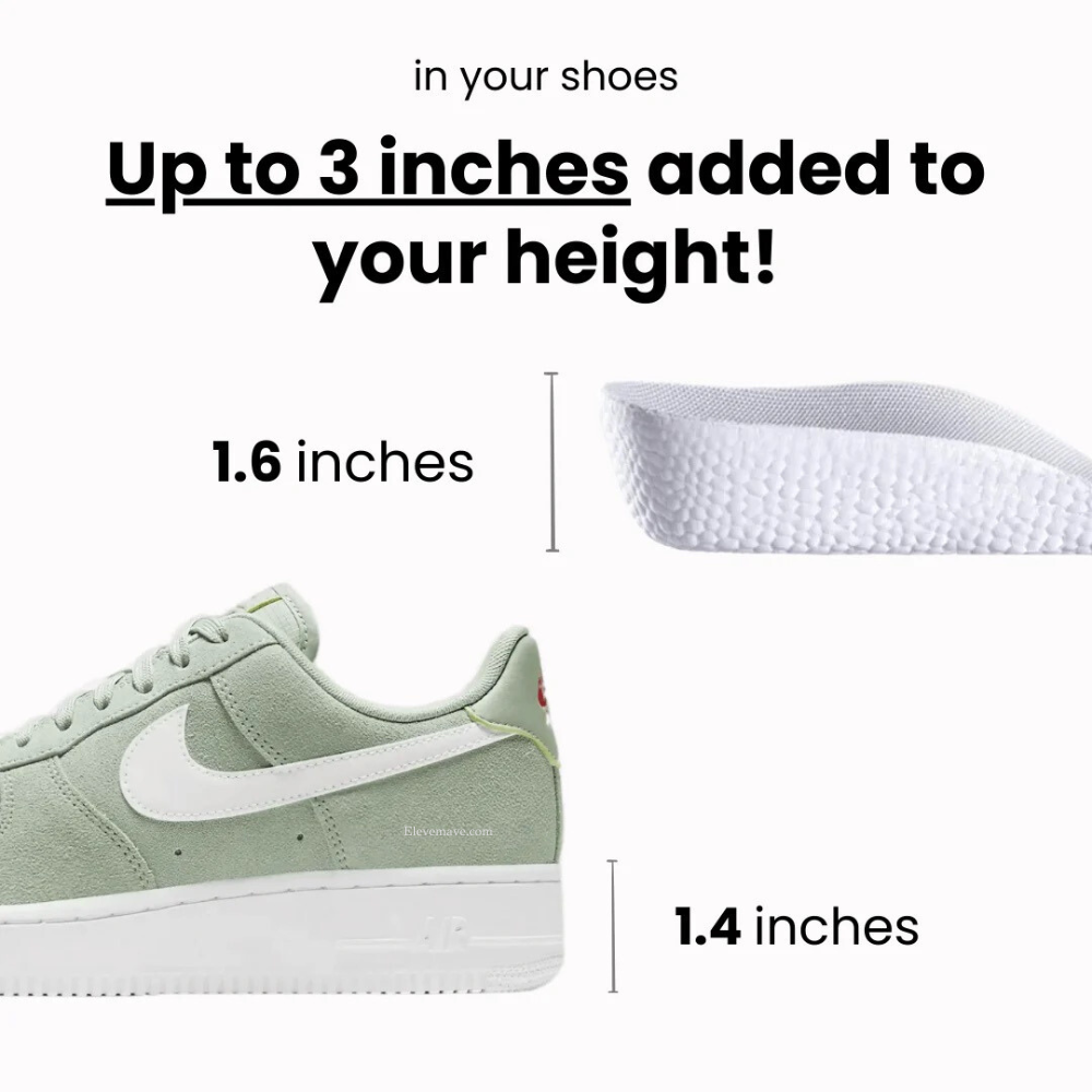 Orthopedische Hoogte inlegzolen - Steun voor de voetholte & Comfort Boost