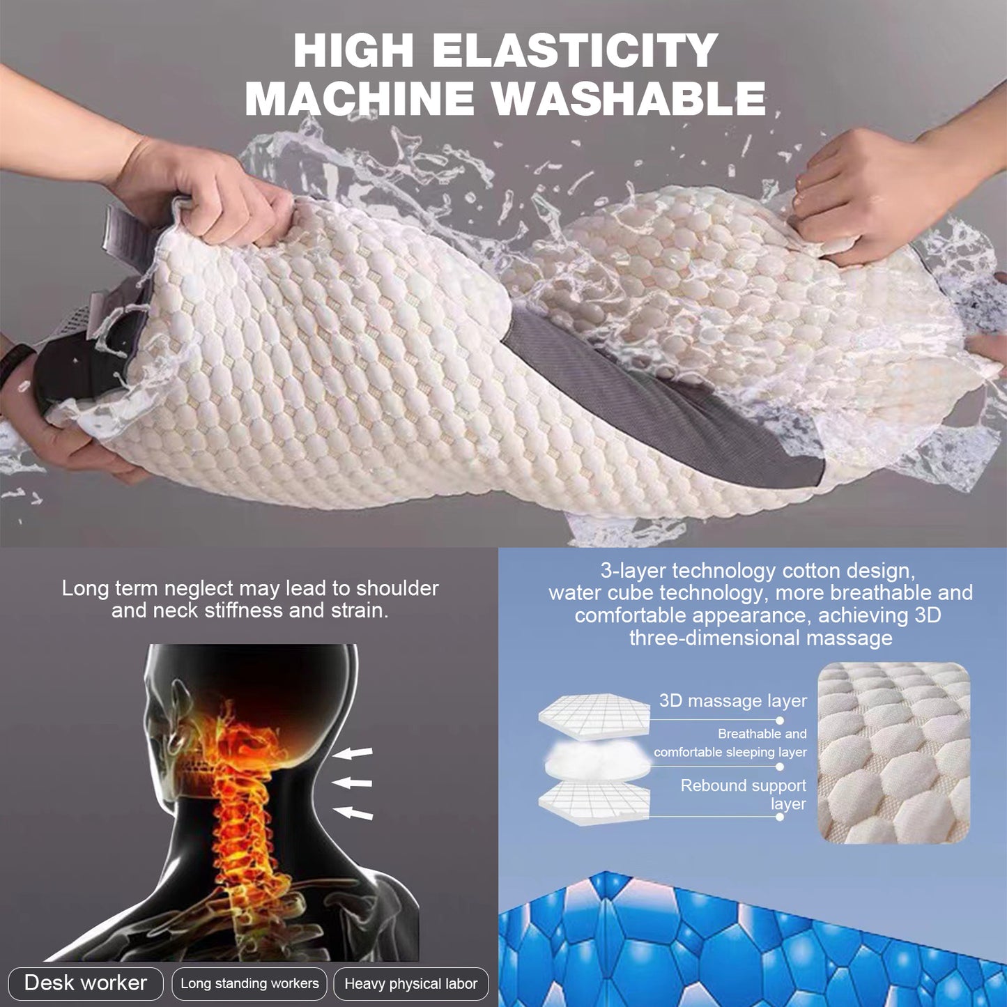 Ergonomisch neksteunkussen