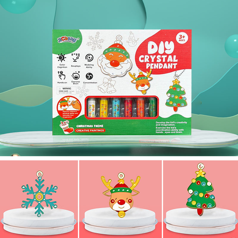 Gør-det-selv-krystalmaling kunst- og håndværkssæt