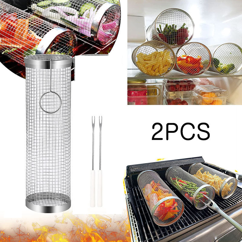 Grillmand op wieltjes