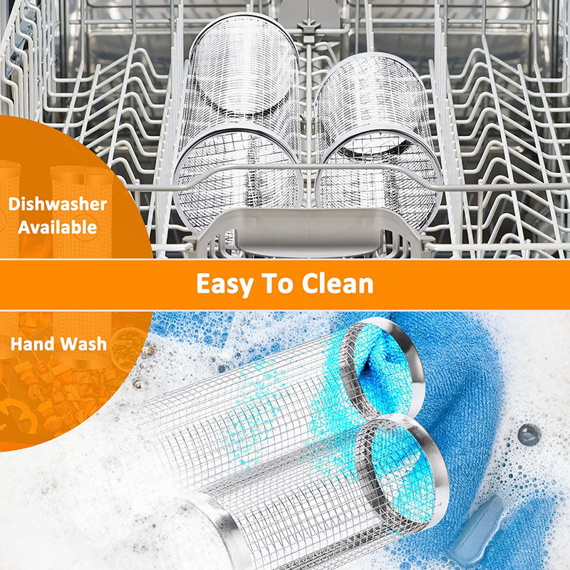 Grillmand op wieltjes