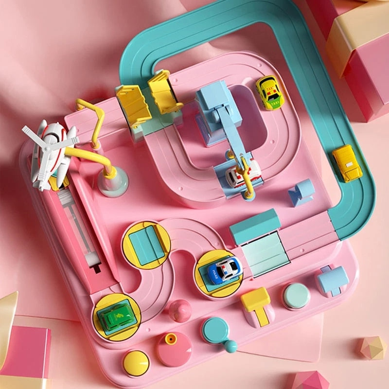 Interactief auto-avonturenspeelgoed - Racebaan voor kinderen en baby's