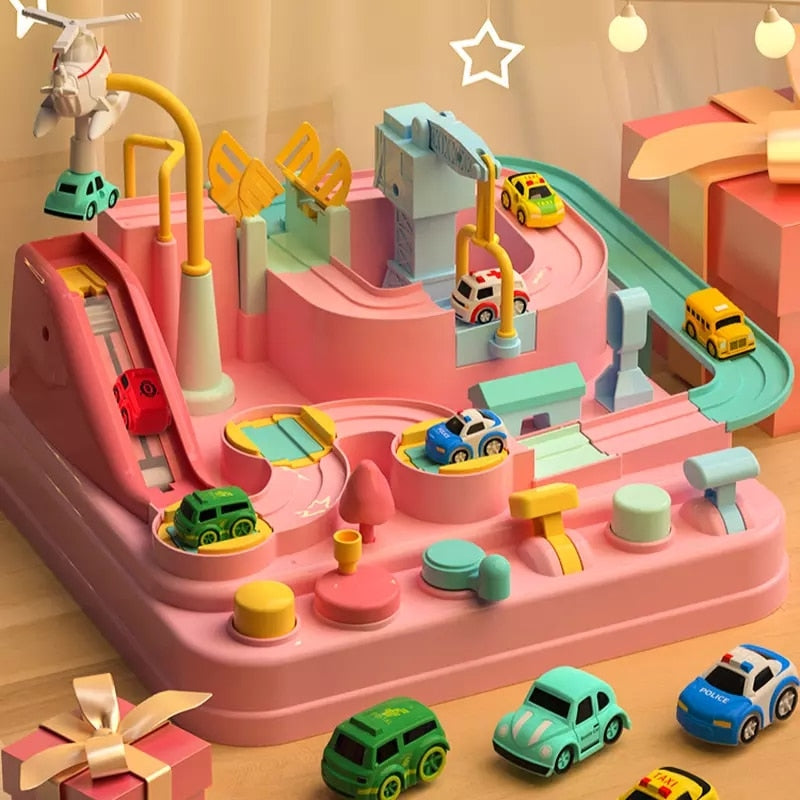 Interactief auto-avonturenspeelgoed - Racebaan voor kinderen en baby's